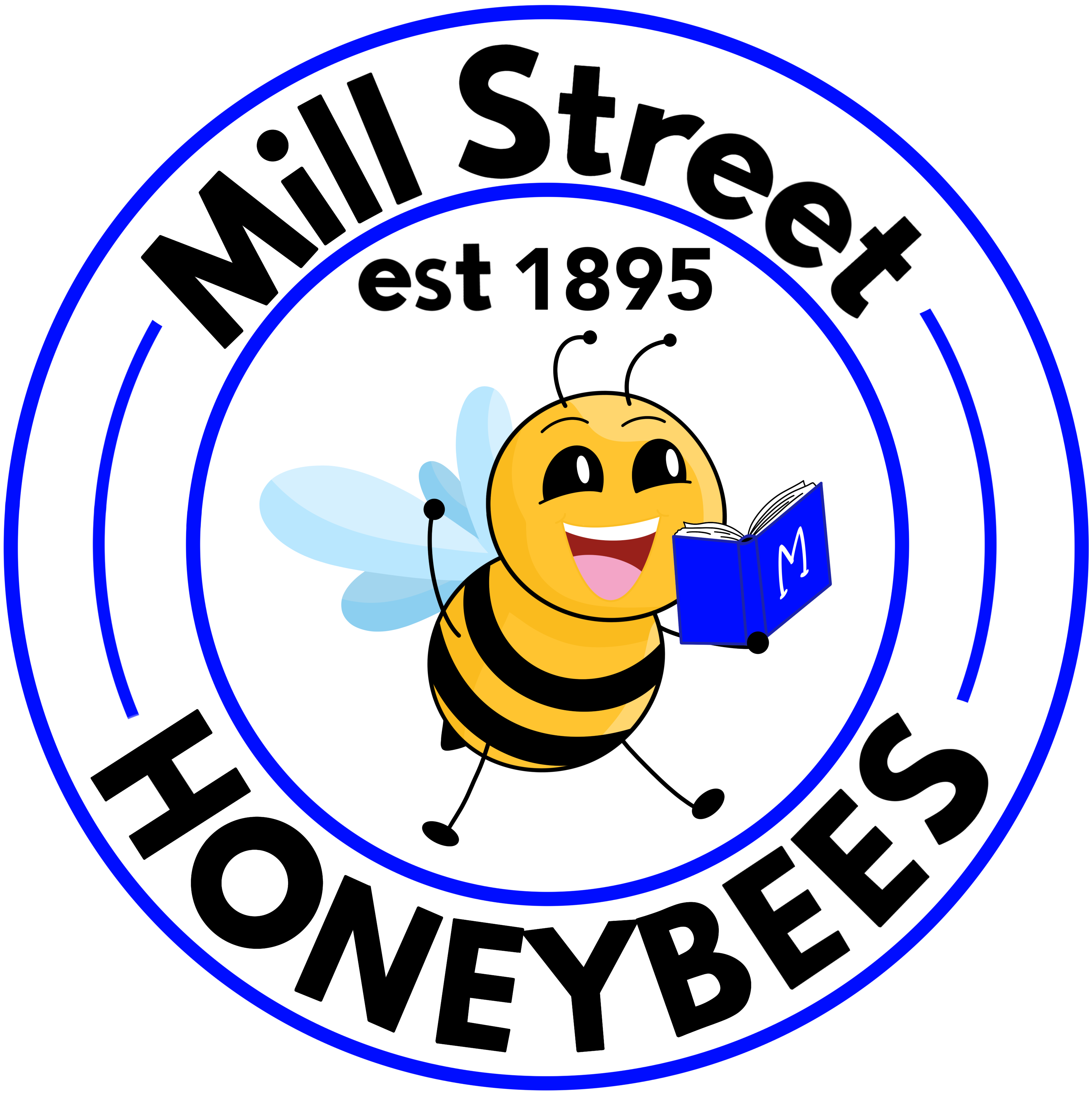 Mill St School Honeybee Logo